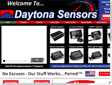 Tablet Screenshot of daytona-sensors.com